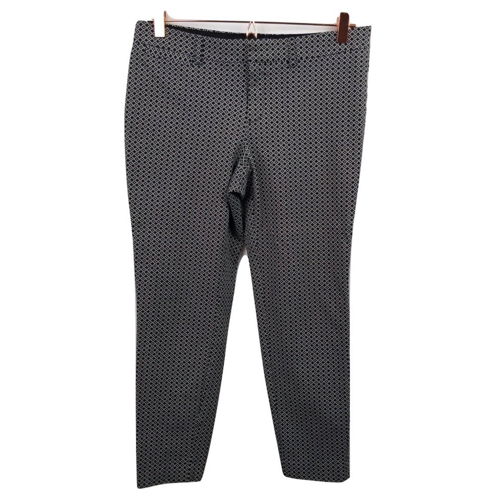 Banana Republic 6R Diamond Pattern Capri Pants